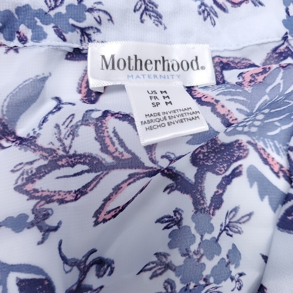 Motherhood Maternity Blue Floral 2pc Camisole M - Picture 12 of 16